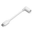 White Ring Barrel Plug to USB-C Adapter - Compatible with 1st Gen Solar Panel, Super Solar Panel, Spotlight Cam Plus/Pro, Stick Up Cam Pro - Connect Barrel Plug Solar Panels to USB-C Cameras