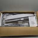 Rv Steps with Handrail 3 Step,Hot Tub Steps with Anti-Slip Mats,Heavy Duty Metal Mobile Home Stairs,Camper Steps for Travel Trailer,Portable Step Ladder for Spa,Pool and Porch, Black 