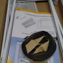 Window Air Conditioner Side Panels with Frame,Adjustable Extra Wide Air Conditioner Side Panels Fits Most 5,000-14,000 BTU Window AC Units,Window AC Side Panel Curtain Kit,2 Pack