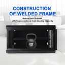 6U Wall Mount Server Cabinet IT Network Rack Enclosure Lockable Glass Door Black
