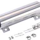 BATONECO Radiator Coolant Over Flow Puke Tank Can 3 X 10 Inch Polished Stainless Steel 28 OZ 3'' X 10''