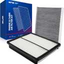 KAX Engine & Cabin Air Filter Kit, Replacement for Kia Sorento 2011-2013, Hyundai Santa Fe 2010 (To 12/08/2010), Replace# CA10881 CF11664