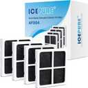 ICEPURE AF004 Refrigerator Air Filter Replacement for LG LT120F, Kenmore Elite 469918, 9918, ADQ73214402, ADQ73214404, ADQ73334008, 4PACK