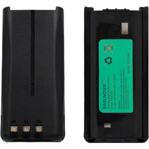 2000mAh KNB-45L Battery Replacement Compatible with Kenwood NX-1300 NX-1200 KNB-45 TK2200 TK-2400 TK-3400 NX-1202AV NX-1302AU NX-340u 7.4V Battery Pack