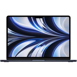 Apple 2022 MacBook Air Laptop with M2 chip: Built for Apple Intelligence, 13.6-inch Liquid Retina Display, 8GB RAM, 256GB SSD Storage, Backlit Keyboard, 1080p FaceTime HD Camera; Midnight