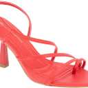 BCBGeneration Women's Ilta Heeled Sandal (Red)
