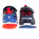 Marvel Spiderman Shoes LED Lightup Shoe - Spidey Sneakers Easy Slipon Laceless Strap Closure Casual Athletic Sneaker for Boys - Navy (Size 11 Little Kid) 