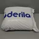 Derila King Size Neck Pillow for Sleeping, Ergonomic & Cervical Pillow for Neck Support & Relief, Memory Foam Side Sleeper Pillows, Bed Contour Pillows for Back, Stomach Sleepers (King Size (23.6" x 13.4" x 4.3"), 1 Pillow_white)