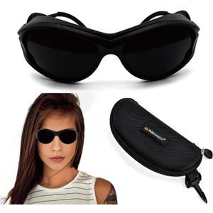 ABSORBER Red Light Therapy Glasses,IPL Laser Safety Glasses 200-2000nm, Eye Protection for Red Light Therapy and Tanning Goggles