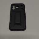 for iPhone 17 Pro Case Wallet, Card Holder (3-5 Cards), Camera Cover Stand, Military Grade Drop Protection, Rugged Hard Heavy Duty Men Women Phone Case for iPhone 17 Pro 6.3" 2025, Black