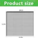 2 Pcs Black Large Fruit Tree Netting with Zipper and Drawstring, 5.3 x 5.3 Ft Breathable Mesh Garden Bird Netting Plant Cover, Insect Bird Barrier Net Mesh for Protect Plants from Squirrel Bugs