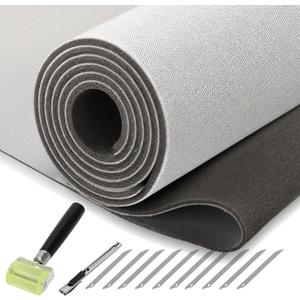 Gray Automotive Headliner Fabric 122 x 60 in with Foam Backing