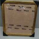 Wood 11x12 Frame Gold, Ornate Natural Wooden 12x11in Picture Frames, Modern Golden 11 x 12inch Gallery Photo Pic Frame with HD Plexiglass, Horizontal Vertical Wall Mounting Tabletop Display 1Pcs