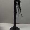 2 Pack 24 Inch Orange & Purple Lighted Halloween Birches Tree Decor with Timer Total 48 LED Battery Operated Tabletop Artificial Black Spooky Tree Halloween Decorations for Indoor Home Holiday Party