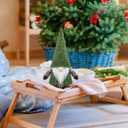 Gehydy Christmas Gnomes Decorations Gnome Handmade Decor for Home Kitchen Farmhouse Tiered Tray - Green