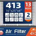 2 Pack 413 Replacement Air Filter, MERV 13,Actual Size: 16"x28"x4", Nominal Size: 16x25x4, HVAC Furnace Filter, Compatible with AprilAire Models 4400, 3413, 2416, 2413, 1610, 1413