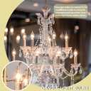 Potanro E12 Incandescent Light Bulbs 25Watt Warm White 2700K, 180 Lumens Candelabra Light Bulbs Decorative Dimmable Chandelier Bulbs for Ceiling Fan, Pendants (25W-20Pack)