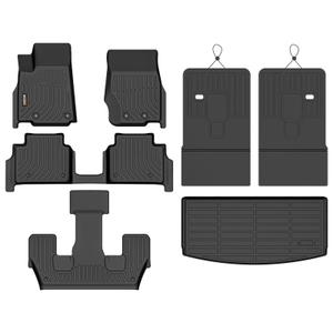 Binmotor-Floor Mats & Cargo Liner for Honda Passport 2026 (Trailsport & RTL Series), All Weather Mats Cargo Trunk Mat Waterproof Car Mats Custom Fit for 2026 Honda Passport Accessories
