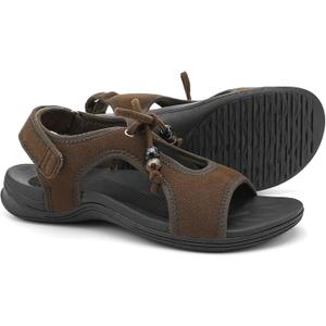 UBFEN Womens Walking Sandals Comfortable with Arch Support (Brown)