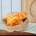 100pcs Paper Doilies Round Brown Paper Doilies 13.5inch Doilie for Dessert Trays Dollies Lace Papers for Tables Round Paper Placemats for Dining Tables Decorative Paper Placemats Cakes Desserts