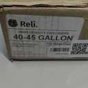 Reli. 40 to 45 Gallon Trash Bags Heavy Duty | 125 Trash Bags with Ties | Super Sizeable, Clear, Serious Garbage Cleanup