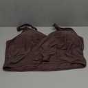 Eytino Womens Plus Size Bikini Sets V Neck Push Up Bikini Tops High Waisted Swim Bottom Solid 2 Piece Bathing Suits,3X Coffee