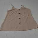 BLENCOT Women Summer Tank Tops Casual V Neck Strappy Loose Beach Sleeveless Shirts Blouses M