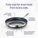 Tramontina Signature 12-Inch Tri-Ply Clad Stainless Steel Large Frying Pan
