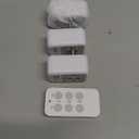 Remote Control Outlet, TESSAN Electrical Light Switch, Plug in Wall Plug with ON/Off Switch for Indoor String Lights, Lamps, Home Small Appliances, 100ft Range (1 Remote + 3 Outlets)