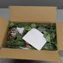 6FT Prelit Christmas Garland with Lights, Realistic Eucalyptus Garland with Artificial Cedar Cypress Leaves Red Berries Pine Cone Greenery Xmas Garland for Mantle Stair Railing Fireplace Decoration