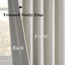 2 PCs Extra Wide Linen Blackout Curtains 102 Inches Long,Back Tab Pleaetd Drapes with Hooks Track System Curtain Panels Room Divider Curtains for Patio Sliding Door Living Room 70 x 102 Natural Birch