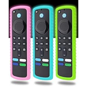 IRAINSUN(3 Pack) Firestick Remote Cover, DropProof, DustProof, Washable, Compatible with Most Models of Firestick 4k/ Max Voice Remote Case, FireTV Remote Skin