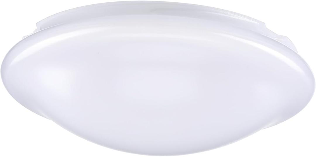 Cabilock Replacement Mushroom Shade - 10in Ceiling Lamp Shade, Round Lampshade Accessories, Plastic Shade Pendant for Bedroom Balcony Kitchen Bathroom Home Office (27.00X27.00X4.50CM)