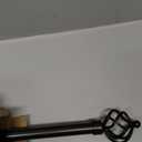 EXCLUSIVE HOME Torch 1" Curtain Rod and Coordinating Finial Set, Matte Bronze, Adjustable 36"-72"