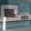 Programmable Thermostat for House, 1 Heat/1 Cool, Extra Large Display, White Backlight