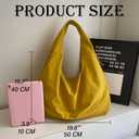 KAMEILONG Large Nylon Hobo Bag Women Crescent Shoulder Bag Vintage Tote Bag Casual Shopper Handbag for Women