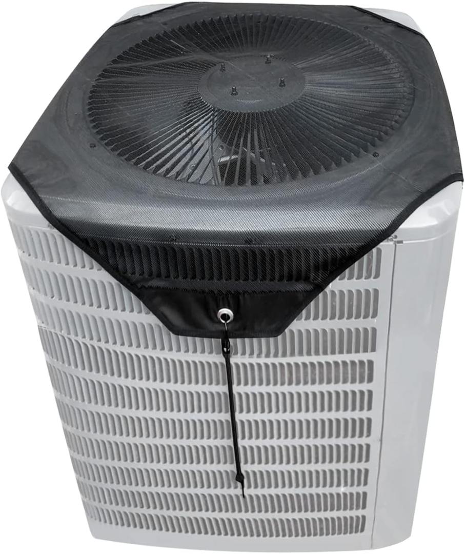 Central Air Conditioner Cover for Outside Unit, Top Universal AC Mesh Cover for Outside Unit - Protect Your Air Conditioner from Debris and Leaves (Mesh, 36" x 36")