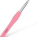 Crochet Hook, 8.0 mm Ergonomic Crochet Hook, Crochet Needles for Arthritic Hands,Knitting Needles with Soft Handle Beginners and Experienced Hobbyists (8.0 mm)