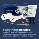 LUXE Bidet NEO 110 - Single Nozzle, Non-Electric Bidet Attachment for Toilet Seat, Adjustable Water Pressure, Rear Wash (Blue)