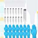 Weewooday 15 Set AI Artificial Insemination Dog Breeding Kit Canine Breeding Kit Dog Semen Collection Bag Disposable Artificial Insemination Pet Supplies (Blue,20 cm)
