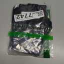 ATERCEL Workout Gloves for Men and Women, Exercise Gloves for Weight Lifting, Cycling, Gym, Training, Breathable and Snug fit (Large, Black)