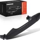 A-Premium Rear Driver or Passenger Side Exterior Door Handle Compatible with Toyota Sienna 2011-2022, Primed Black, Replace# 6923008040C0, 692500T010C0