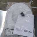 TOTO SoftClose Slow Close Elongated Toilet Seat and Lid, Cotton White - SS124#01