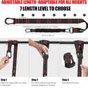 Pull Up Assistance Bands 260lbs, Heavy Pull Up Bands Resistance Bands for Pull Ups Working Out with Feet Rest, Pull Up Bar Bands Assistance Bands Strength Training Workout Equipment, Height Adjustable
