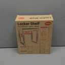 Locker Organizer Shelf， Adjustable Width and Height, Ideal Locker for School, Office, and Gym Lockers (Magenta 2 Pack)