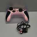 BRHE Wireless Switch Pro Controller Compatible with Nintendo Switch/Lite/OLED/Switch 2, Windows PC, iOS, and Android - Programmable, Vibrating, Turbo, and Wakeup with 2 Thumb Caps Included (Pink)