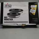All-Clad E7859064 HA1 Hard Anodized Nonstick Fry Pan Cookware Set, 10 Inch and 12 Inch Fry Pan, 2 Piece, Black