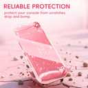 FIWWAT Switch Case for Nintendo Switch 2, Slim Clear Protective shell with Comfortable Grip Design, Soft TPU Shock-Absorption and Anti-Scratch Cover for Switch 2, Cute Sparkle Shining Skin - Glitter