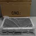 Large Cash Box with Money Tray, Lockable Money Box for Cash, Large Cash Organizer with 5 Compartment Spring-loaded Cash Trays and 4 Coin Trays