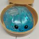 Sugar Glitter Dumpling Squishy,Squishy Dumling Mystery Box,Squeeze for Stress Relief,Holiday & Birthday Gifts (Blue)